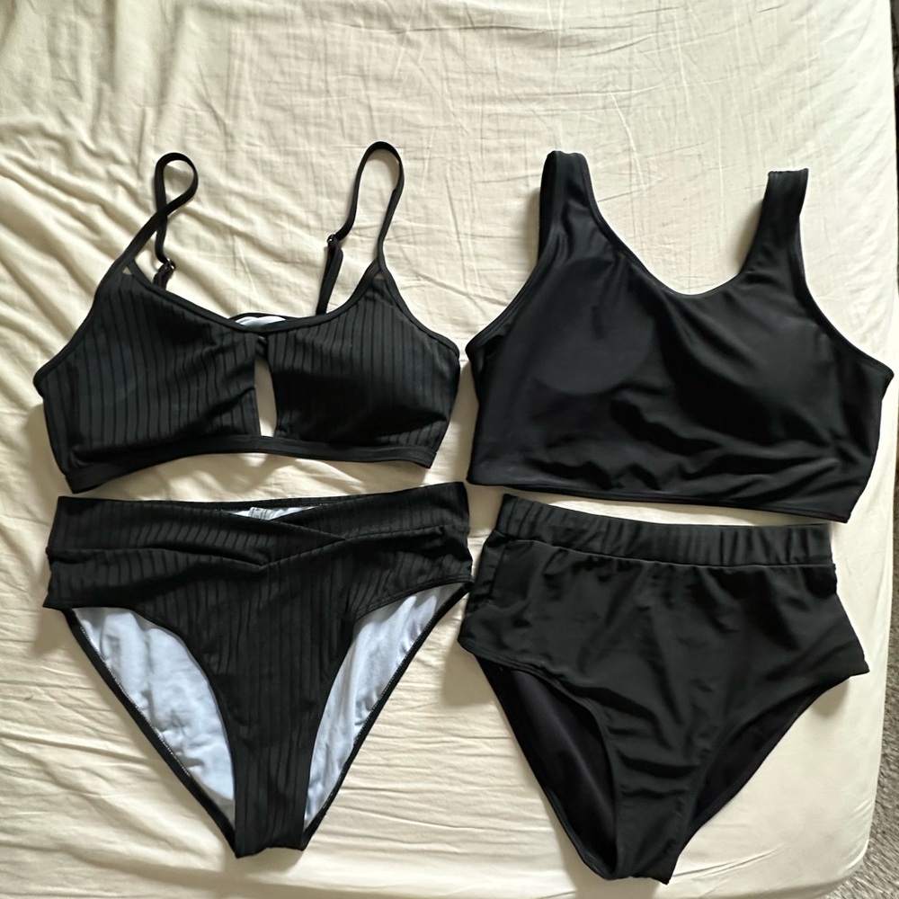 High waist swimsuit bundle